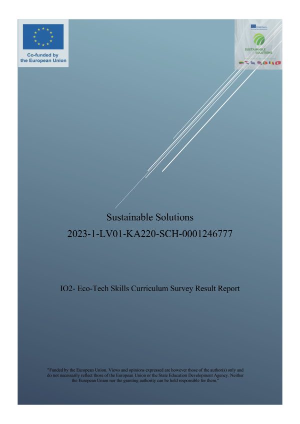 IO2 - Eco-Tech Skills Curriculum Survey Result Report-images-0